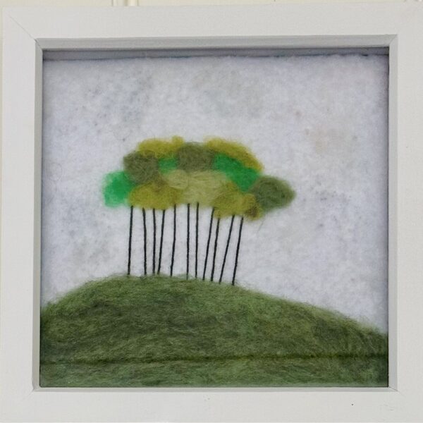 5. Felt Painting — Green Hill
